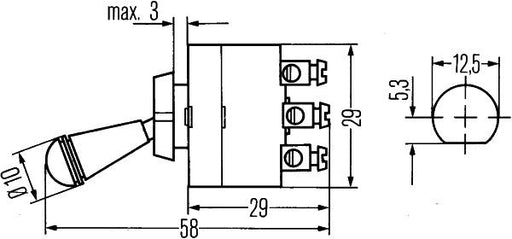Hella 6FG 002 312-002 Switch