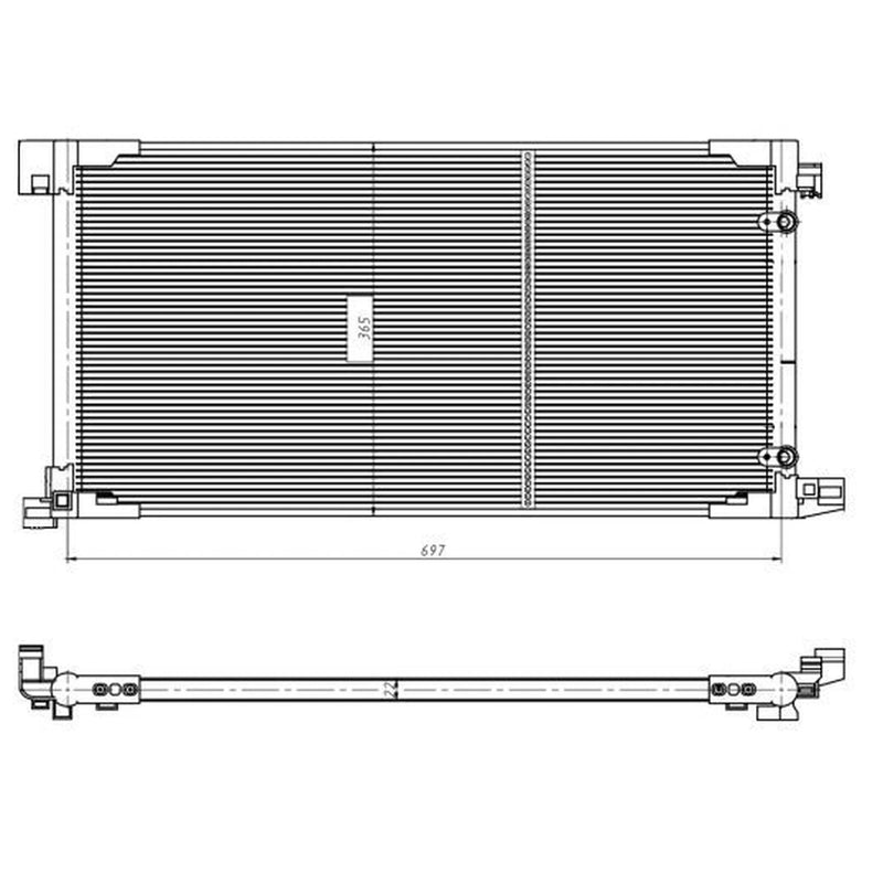NRF Air Conditioning Condenser 350449