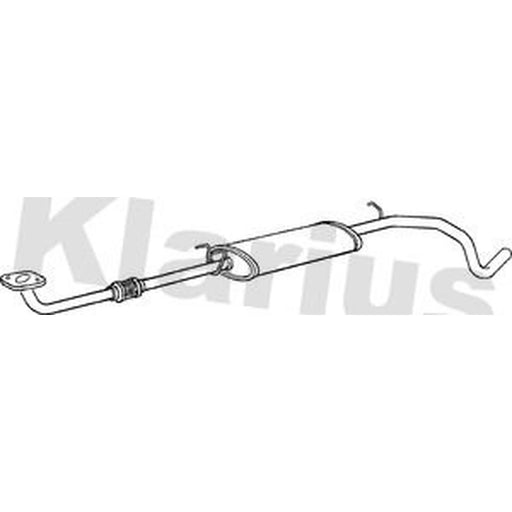 Klarius Box With Centre Pipe Centre FT767J
