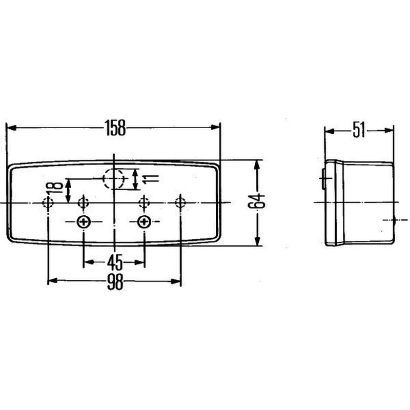 Hella Direction Indicator Light Right 2BE 003 184-061