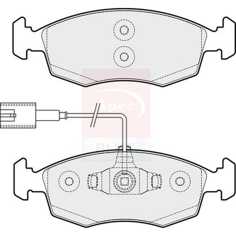 Apec Front Brake Pad Set PD3285