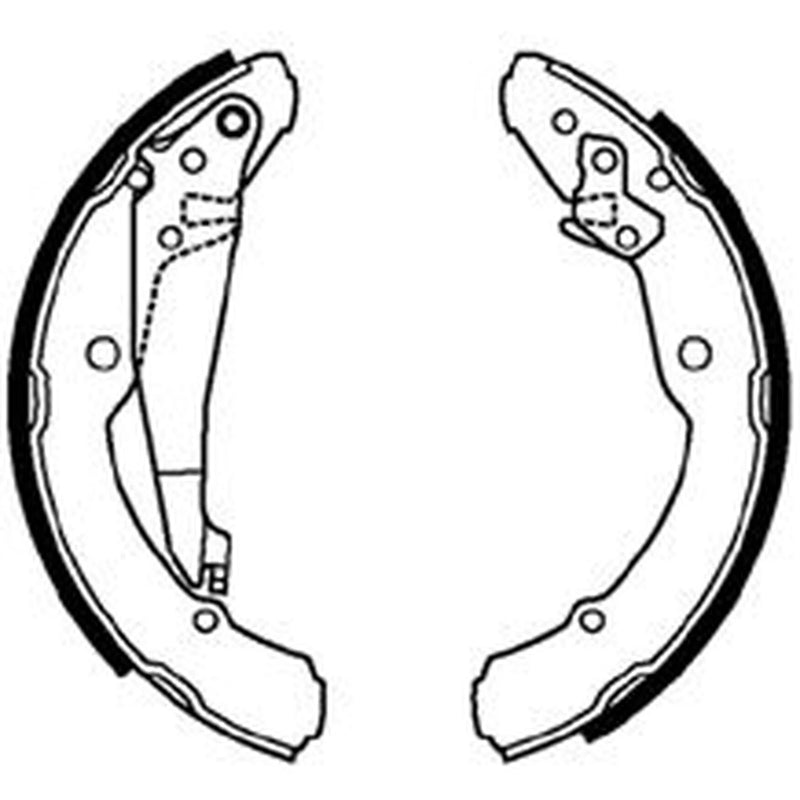 Abtex Brake Shoe Set Axle Kit ABS3688