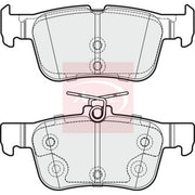 Apec Rear Brake Pad Set PAD1960