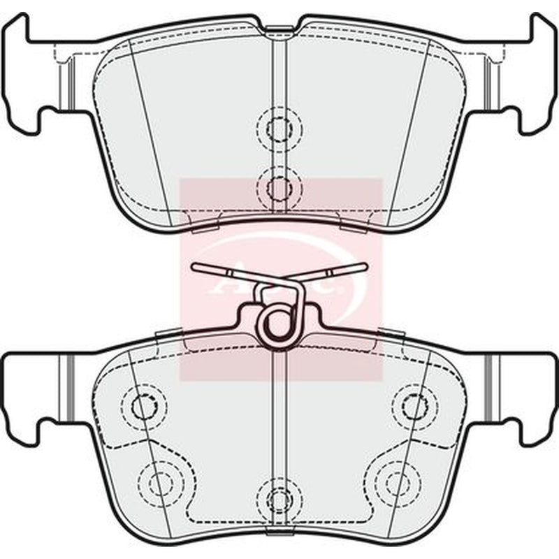 Apec Rear Brake Pad Set PAD1960