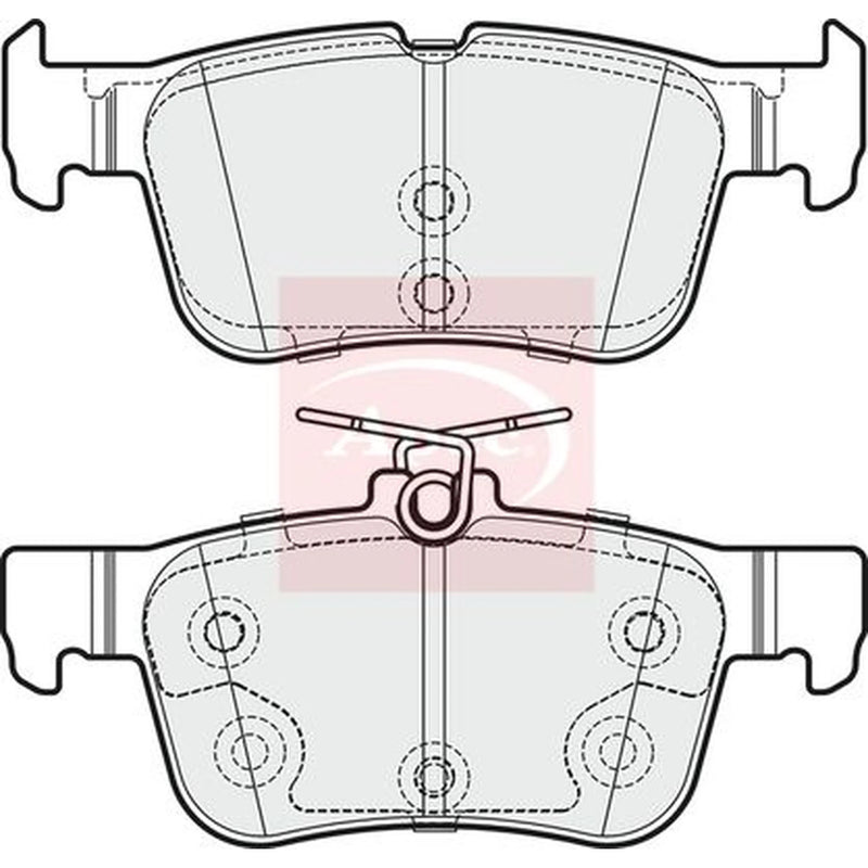 Apec Rear Brake Pad Set PAD1960
