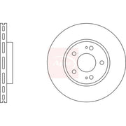 Apec 2 x Vented Front Brake Discs DSK2856