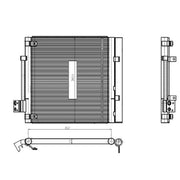 NRF Air Conditioning Condenser Right 350448