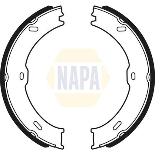 NAPA Parking Brake Shoe Set NBS5027