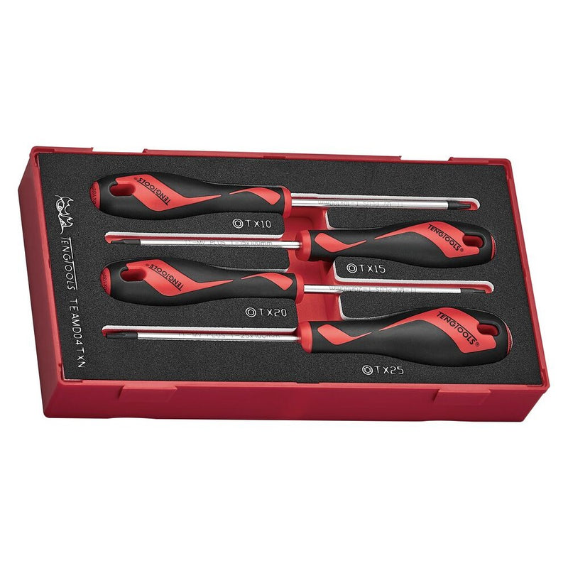 Teng Tools Screwdriver Set TX FOAM1 4 Pieces