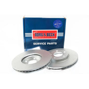 Borg & Beck 2 x Vented Front Brake Discs BBD4316