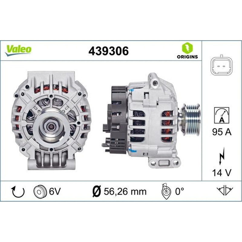 Valeo Car Alternator 12V 439306