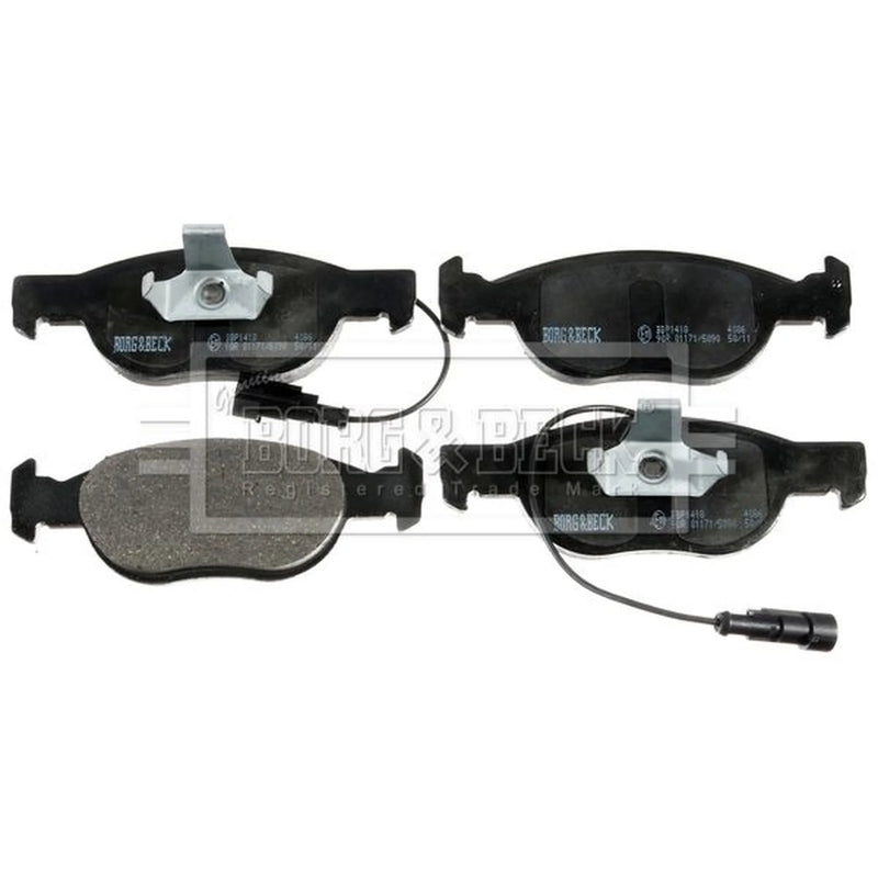 Borg & Beck 4 x Front Brake Pad Set BBP1418
