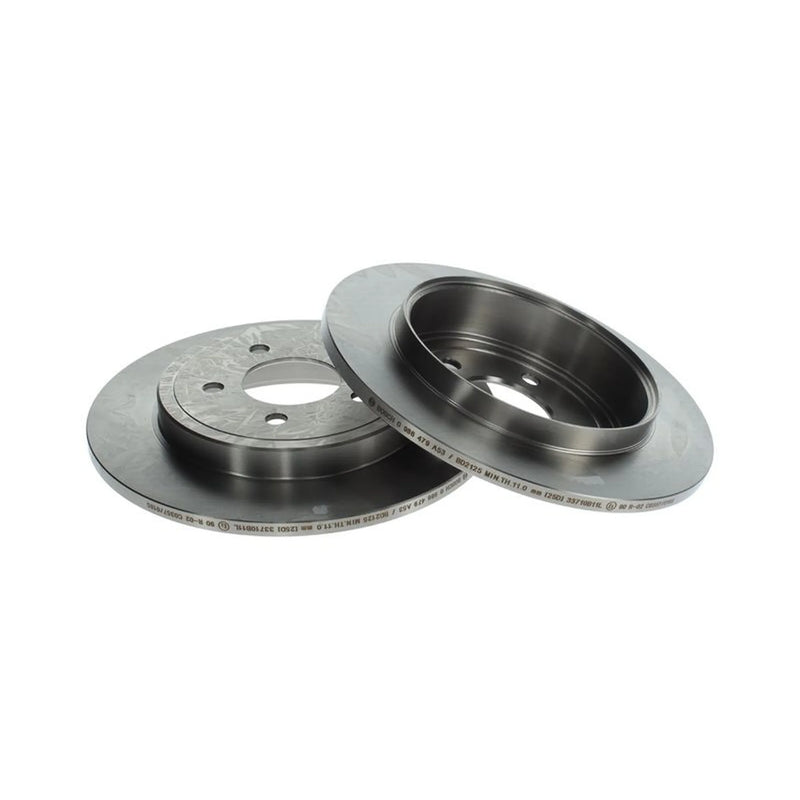 Bosch 2 x Solid Rear Brake Discs 0 986 479 A53