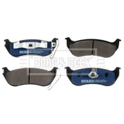 Borg & Beck 4 x Rear Brake Pad Set BBP2174