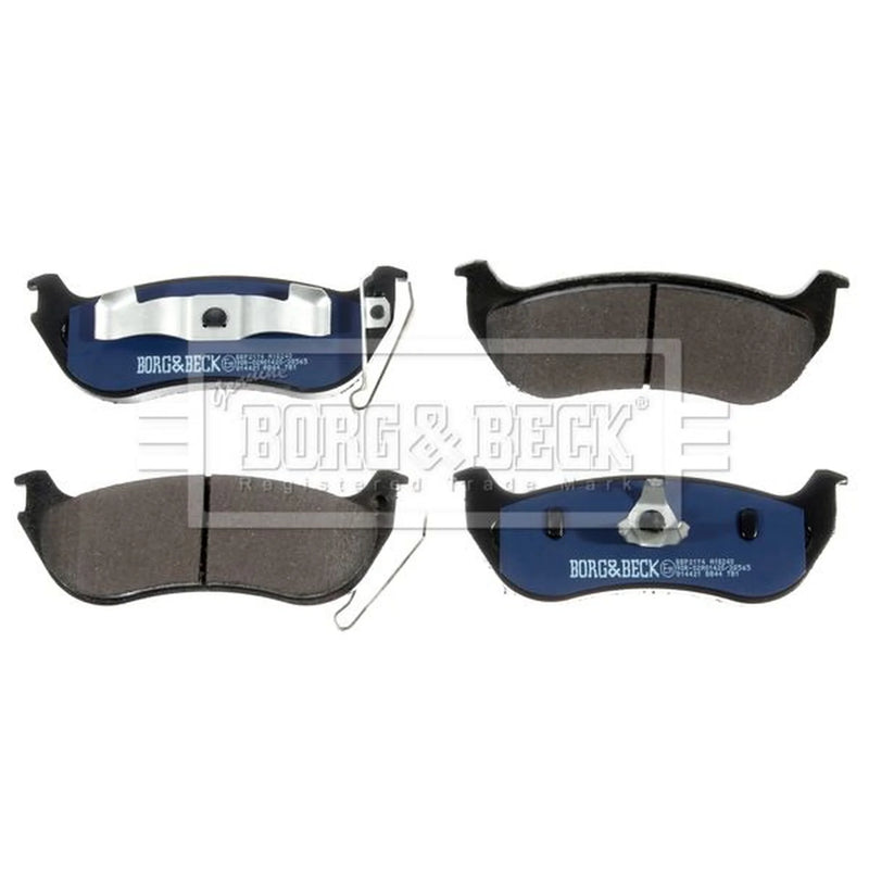 Borg & Beck 4 x Rear Brake Pad Set BBP2174