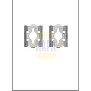 NAPA Brake Pad Accessory Fitting Kit Rear NFK1395
