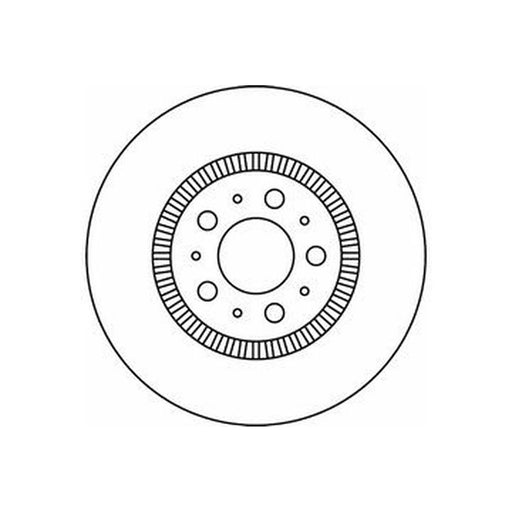 Abtex 2 x Vented Front Brake Discs BD858V