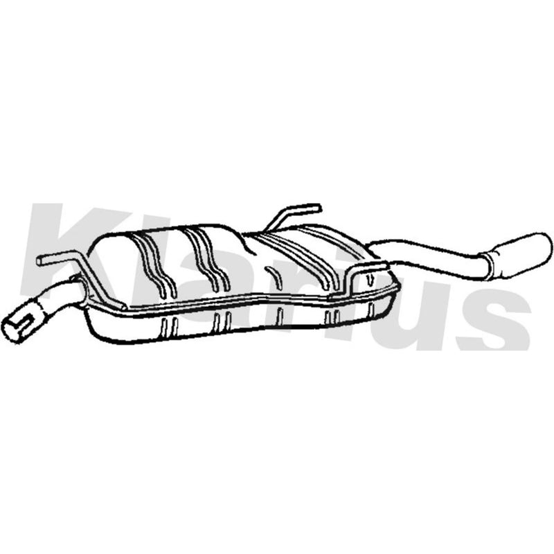 Klarius Box With Tail Pipe Rear SB113Q
