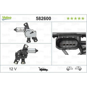Valeo Front/Rear Wiper Motor Rear 582600