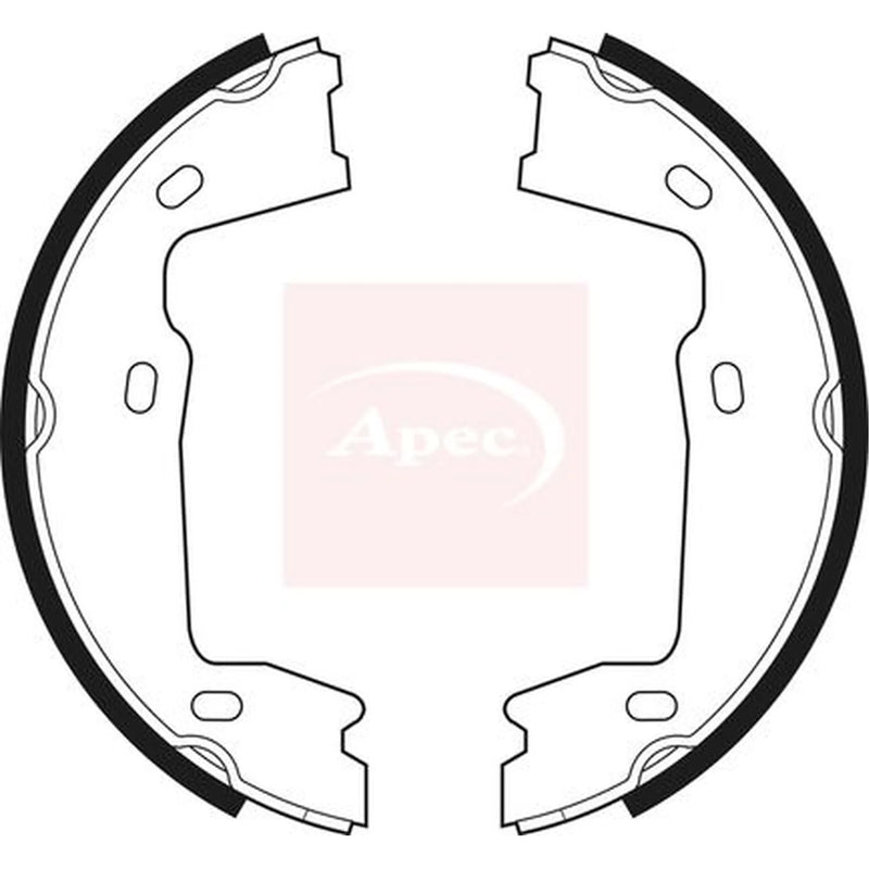 Apec Parking Brake Shoe Set SHU467