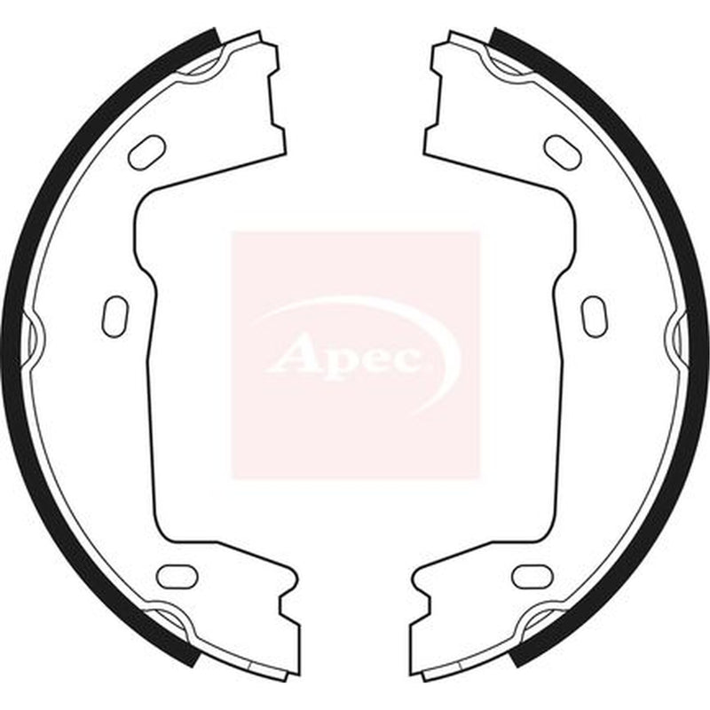 Apec Parking Brake Shoe Set SHU467