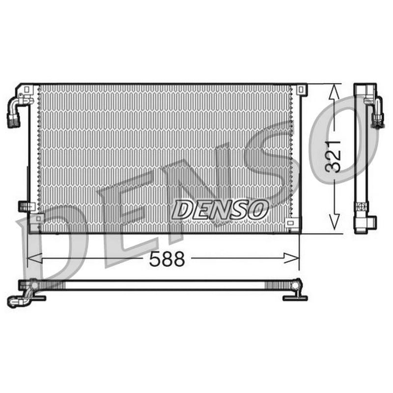 Denso Air Conditioning Condenser DCN07004