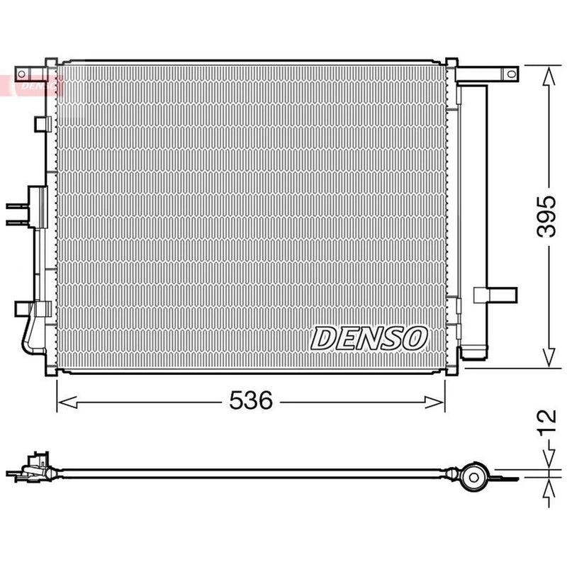 Denso Air Conditioning Condenser DCN43002