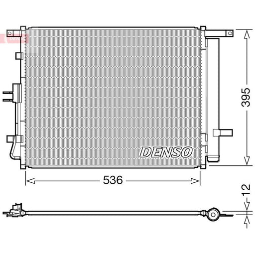 Denso Air Conditioning Condenser DCN43002