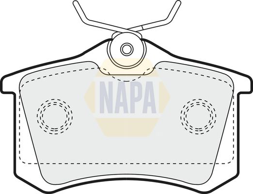 NAPA Front Vented & Rear Vented Brake Discs & Pads fits CITROËN OPEL PEUGEOT