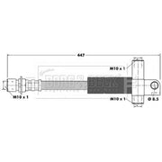 Borg & Beck Brake Hydraulic Hose Line Front Left BBH6167