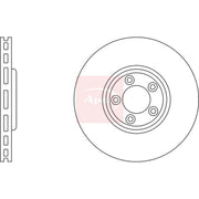 Apec 2 x Vented Front Brake Discs DSK2451