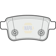 NAPA Rear Brake Pad Set NBP1611