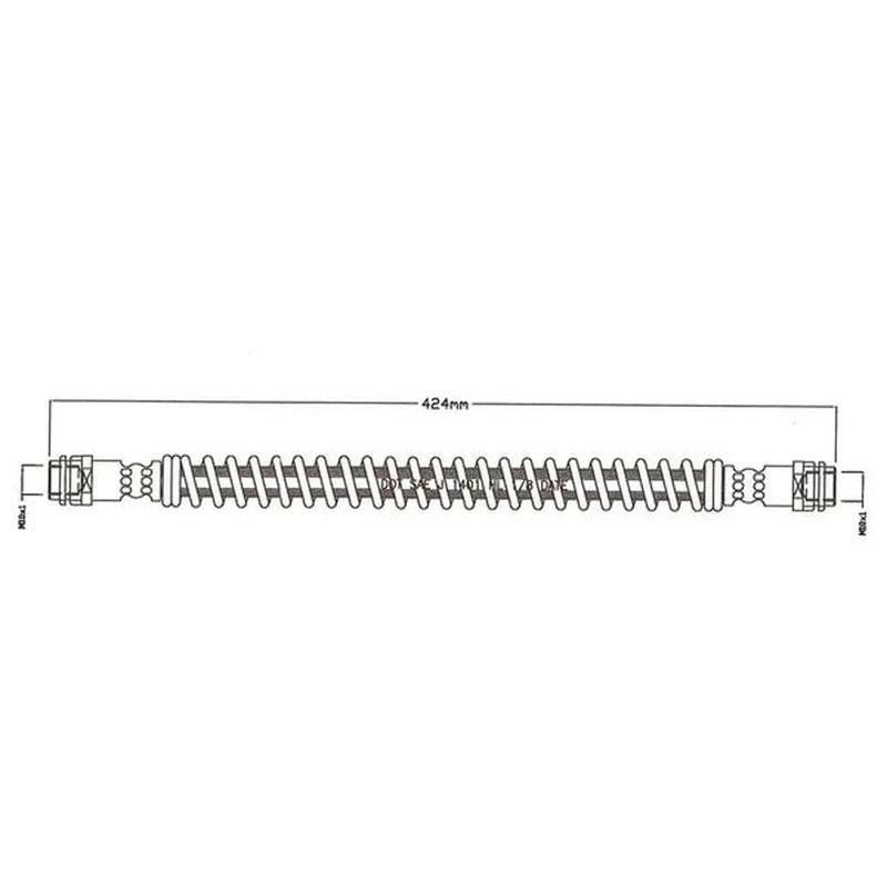 Juratek Brake Hydraulic Hose Line Rear JBH1333
