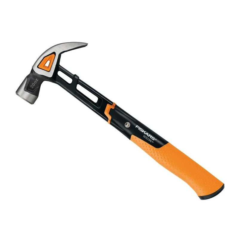 Fiskars IsoCore Curved Finishing Hammer 570g (20oz) - 1027203