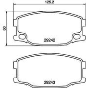 DON Front Brake Pad Set PCP1679