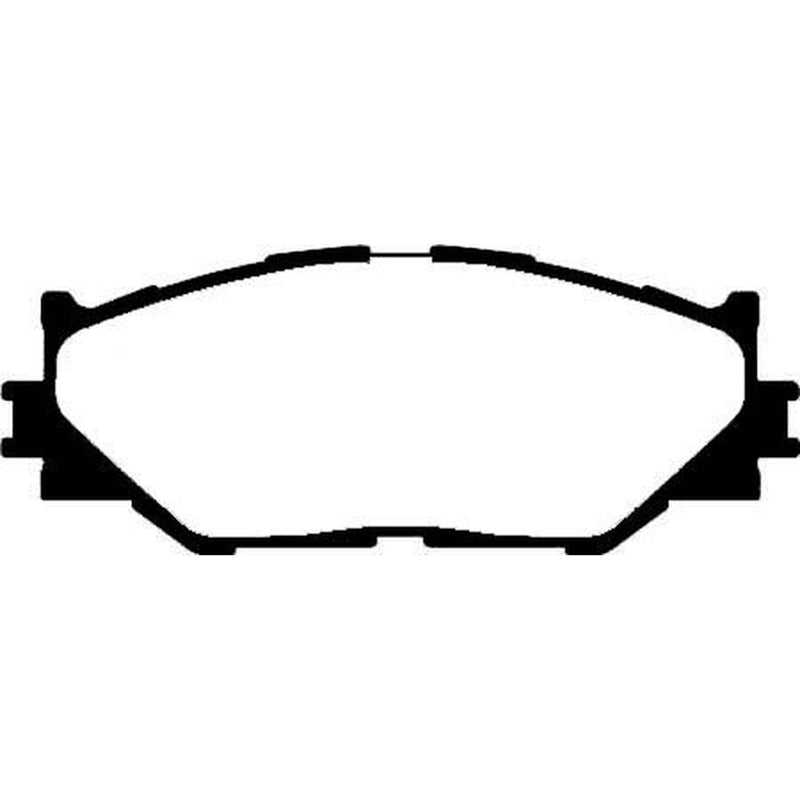 Abtex Front Brake Pad Set PLU1342