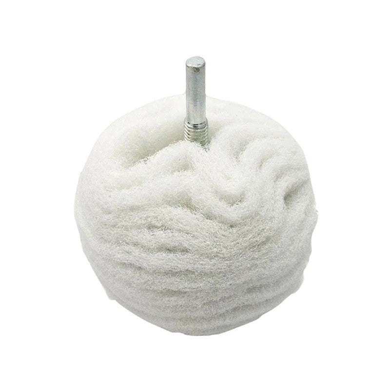 Flexipads World Class Scruff Ball 75mm / 3in White Non-Scratch - BA370