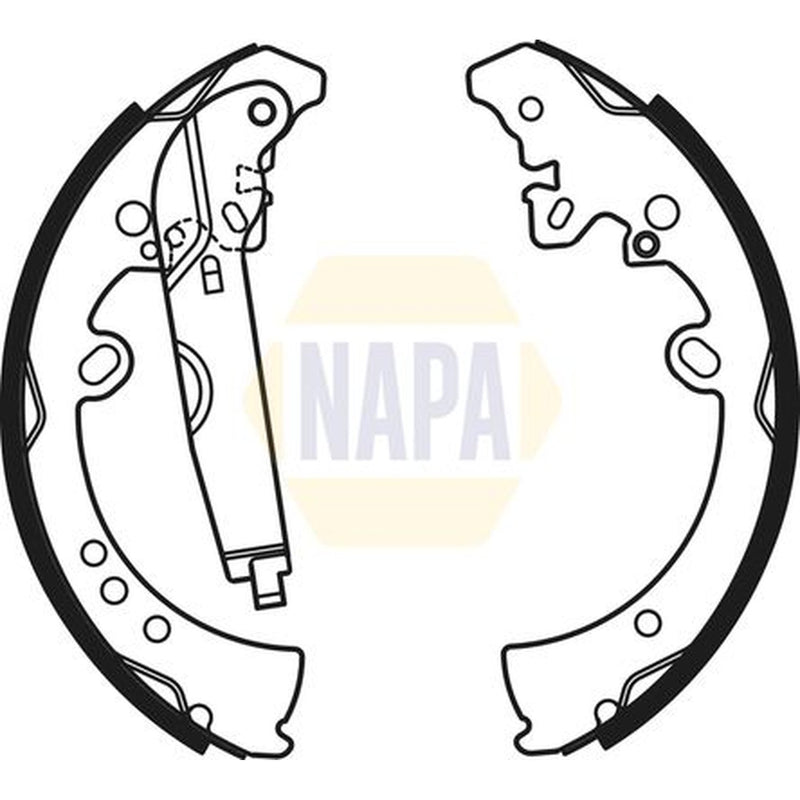 NAPA Brake Shoe Set Axle Kit NBS1075