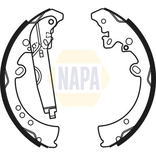 NAPA Brake Shoe Set Axle Kit NBS1075