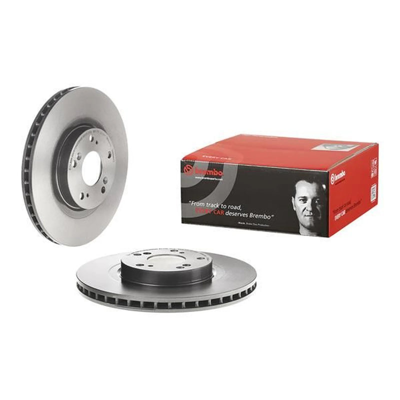 Brembo 2 x Internally Vented Front Brake Discs 09.9544.11