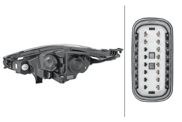 Hella Headlight Headlamp W5W Right