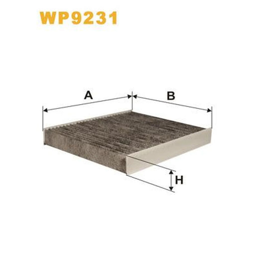 WIX Cabin Air Filter (Pollen Filter) WP9231