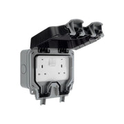 Masterplug IP66 Weatherproof Outdoor Switched Socket 2-Gang - WP22-02