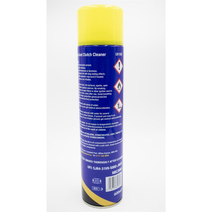 Genuine NAPA Brake And Clutch Cleaner 600Ml Fits Napa  - Town Parts