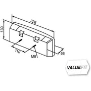 Hella Tail Light / Lamp P21W Right 2SD 357 031-001