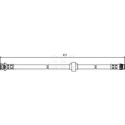 Apec Brake Hydraulic Hose Line Rear Left HOS3569