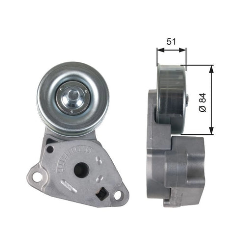 Gates Auxiliary Belt Tensioner T39248