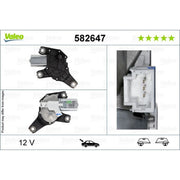 Valeo Front/Rear Wiper Motor Rear 582647