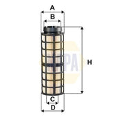 NAPA Fuel Filter Element NFF2225