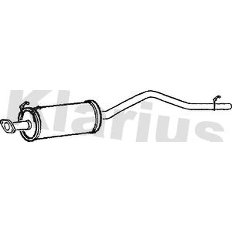 Klarius Box With Tail Pipe Rear DU63W
